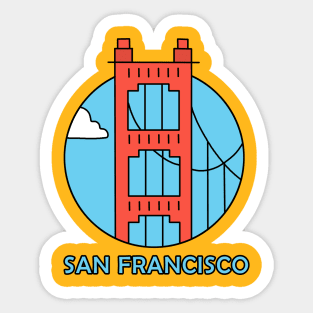 Golden Gate Bridge Sticker